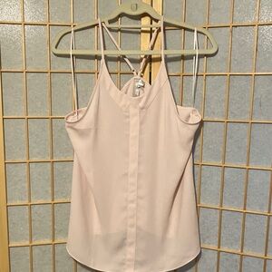 NWT - LC Lauren Conrad Pale Blush Strappy Camisole Tank